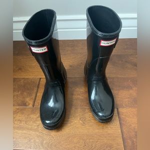 Hunter Original Black Boots - Size UK 7 US 9 EU 40/41 - Good Condition